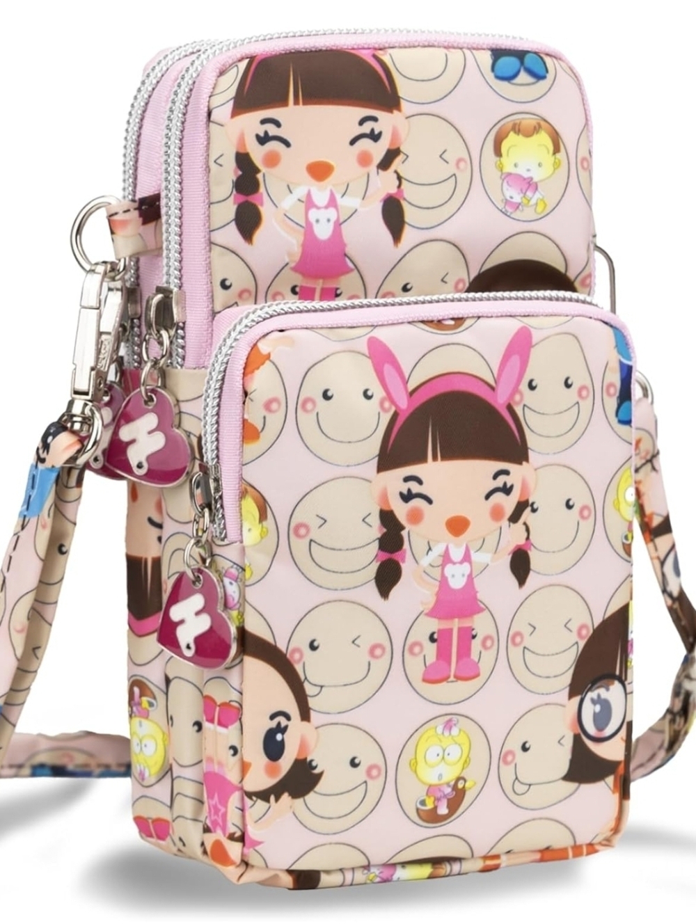 Crossbody Bag Phone Sleeve Concert Venue Festival Adjustable Strap Arm Wrist NWT